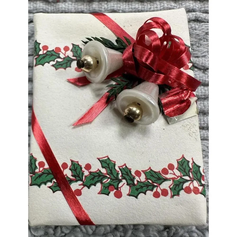 Vintage Mixed Lot Christmas Ornaments Decoration Avon Deer Wrapped Packages Tree